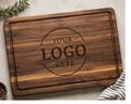 Custom Logo Engraved Cutting Board | Corporate Gift | Realtor Closing Gift |  Personalized Wedding Gift