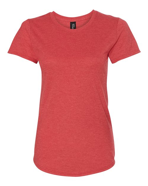 Gildan 6750L — Women's Softstyle® Triblend T-Shirt — Heather Red