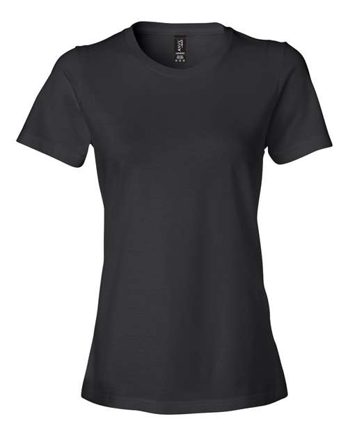 Gildan 880 — Women's Softstyle® Lightweight T-Shirt — Black