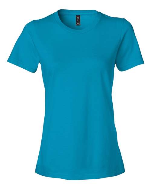 Gildan 880 — Women's Softstyle® Lightweight T-Shirt — Caribbean Blue