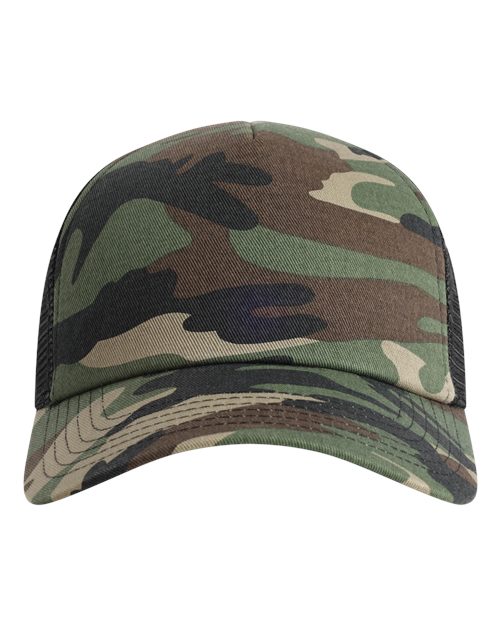Imperial 1287 — North Country Trucker Cap — Camo/ Black