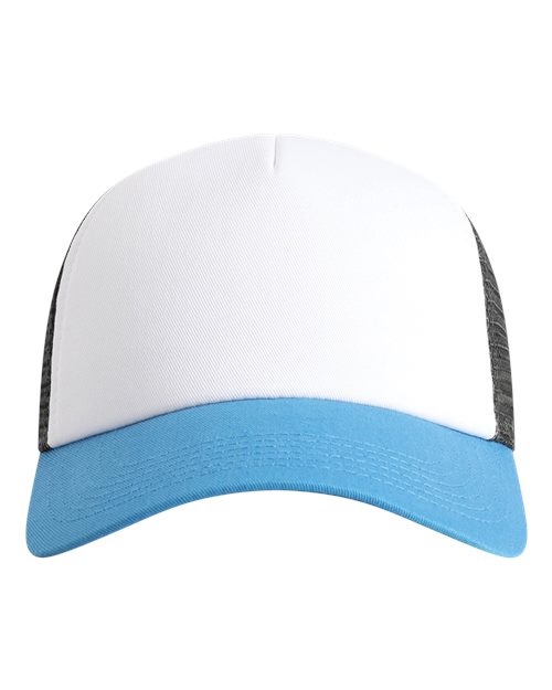 Imperial 1287 — North Country Trucker Cap — White/ Nassau/ Charcoal