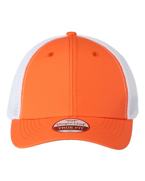 Imperial X210SM — The Original Sport Mesh Cap — Orange/ White