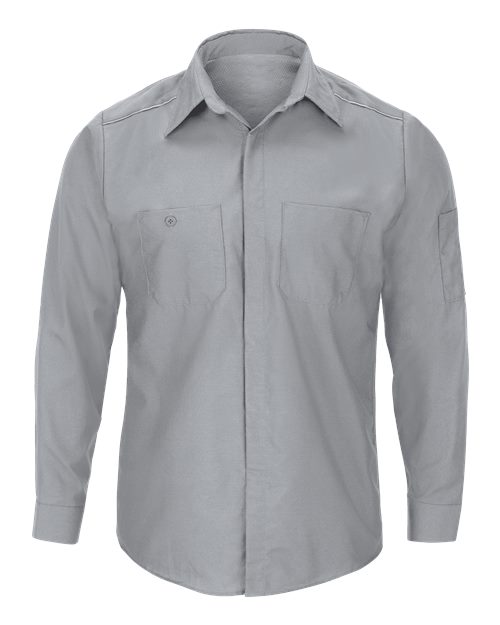 Red Kap SP3A — Men's Pro Airflow Long Sleeve Work Shirt — Grey
