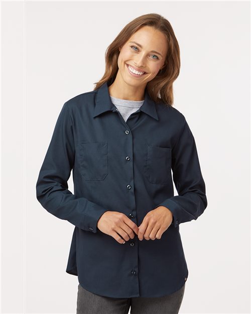Dickies L5350 — Women's Long Sleeve Industrial Work Shirt — main view