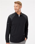 Adidas A520 — Men's Ultimate365 Lightweight Shoulder Stripe Quarter-Zip Pullover — main view