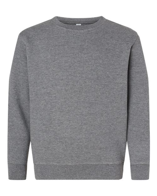 LAT 2225 — Youth Crewneck Sweatshirt — Granite Heather