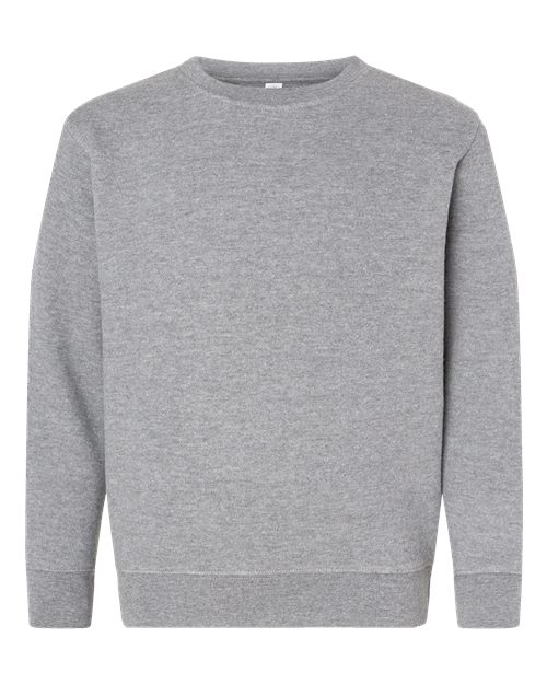 LAT 2225 — Youth Elevated Fleece Crewneck Sweatshirt — Heather