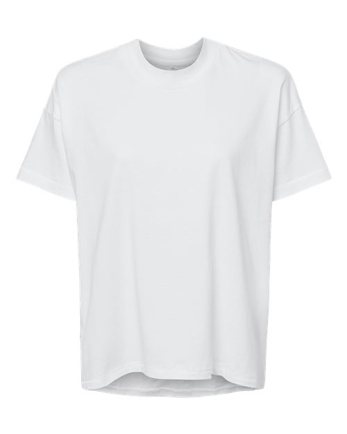 LAT 3519 — Women's Hi-Lo Tee — White