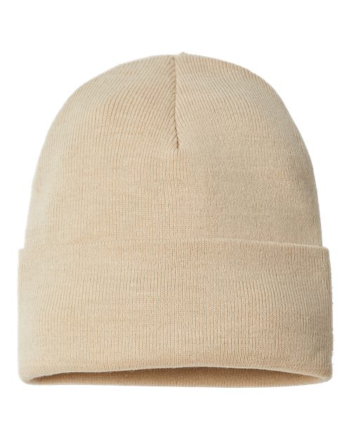 Atlantis Headwear PURE — Sustainable Beanie — Light Beige
