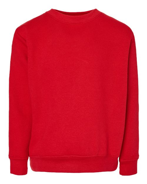LAT 2225 — Youth Crewneck Sweatshirt — Red