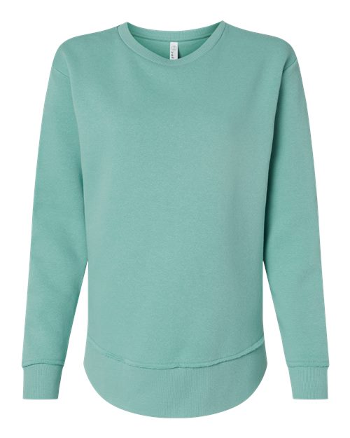 LAT 3525 — Women's Weekend Fleece Crewneck Sweatshirt — Saltwater