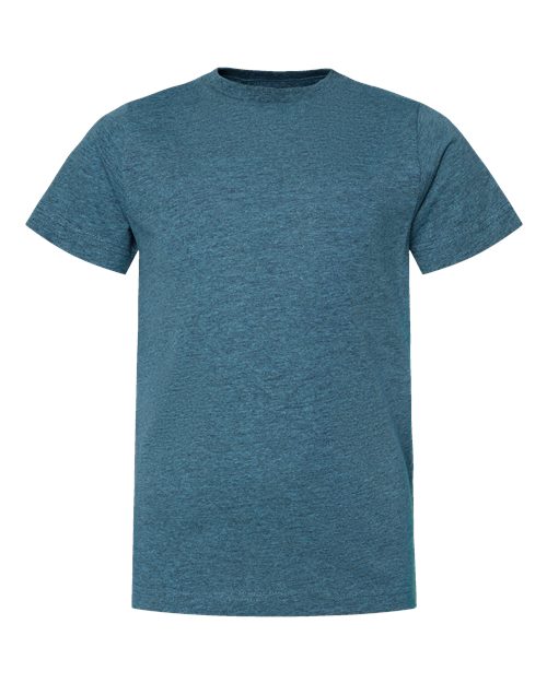 LAT 6101 — Youth Fine Jersey Tee — Bermuda Blackout