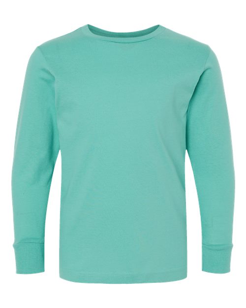 LAT 6201 — Youth Fine Jersey Long Sleeve Tee — Saltwater