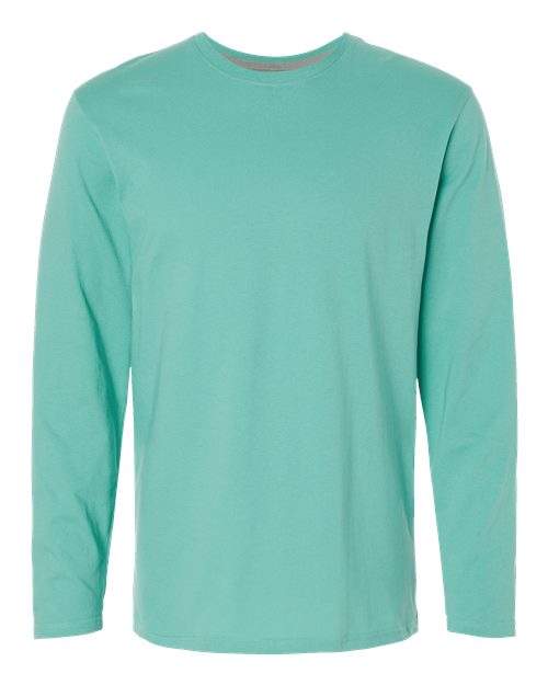 LAT 6918 — Men's Fine Jersey Long Sleeve Tee — Saltwater