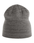 Atlantis Headwear SHINE — Sustainable Reflective Beanie — main view