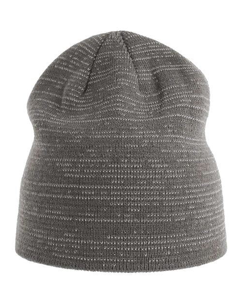 Atlantis Headwear SHINE — Sustainable Reflective Beanie — main view