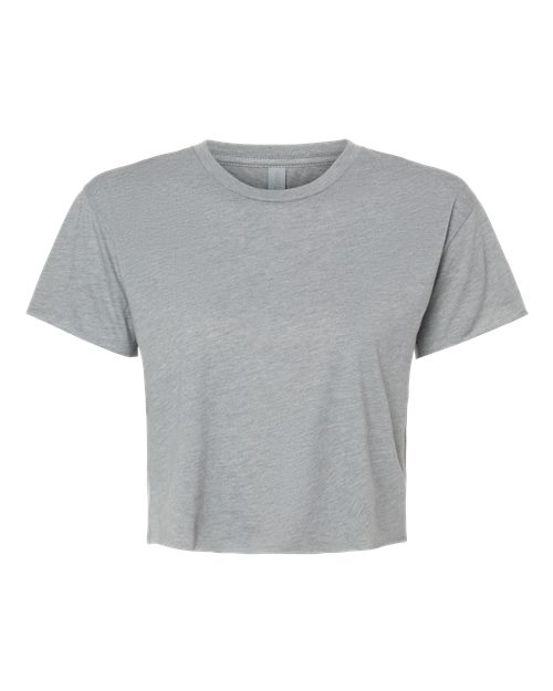 Next Level 5080 — Women's Festival Crop Top — Heather Grey