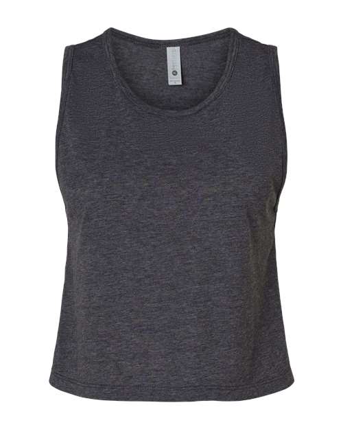 Next Level 5083 — Women's Festival Crop Tank — Charcoal