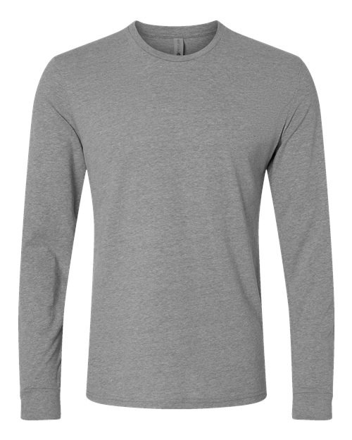 Next Level 6211 — Unisex CVC Long Sleeve T-Shirt — Dark Heather Grey