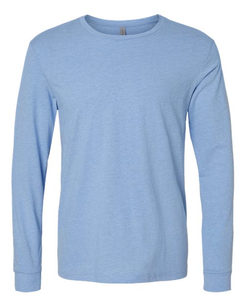 Next Level 6211 — Unisex CVC Long Sleeve T-Shirt — Heather Columbia Blue
