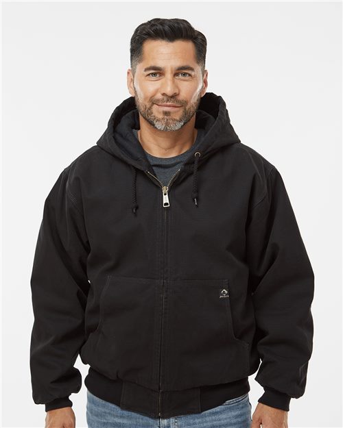 DRI DUCK 5020 — Men's Cheyenne Boulder Cloth™ Hooded Jacket with Tricot Quilt Lining — main view