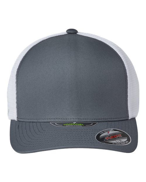Flexfit 5511UP — Unipanel™ Trucker Cap — Charcoal/ White