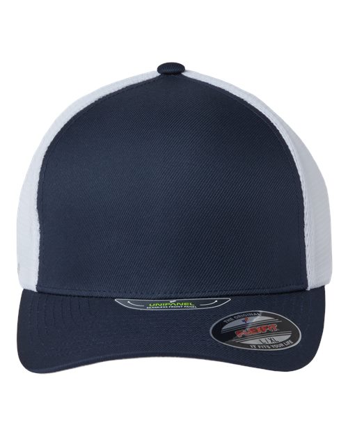 Flexfit 5511UP — Unipanel™ Trucker Cap — True Navy/ White