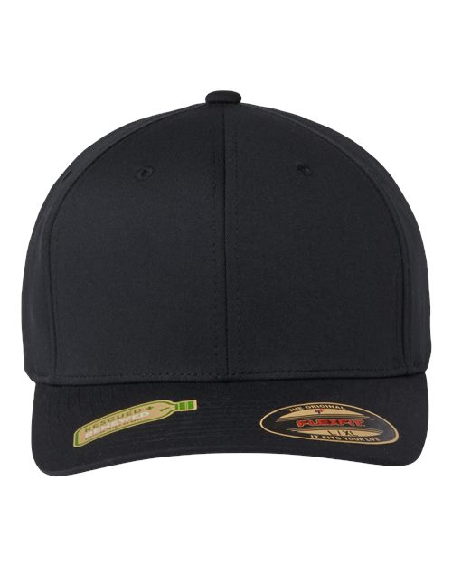 Flexfit 6277R — Sustainable Polyester Cap — Black