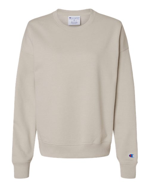 Champion SL650 — Women's Powerblend® Crewneck Sweatshirt — Sand