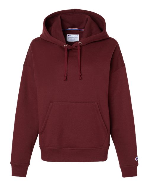 Champion S760 — Women's Powerblend® Hooded Sweatshirt — Maroon