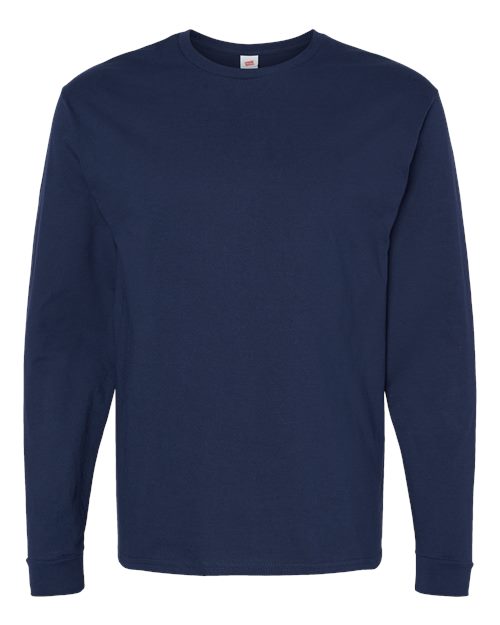 Hanes 5286 — Essential-T Long Sleeve T-Shirt — Athletic Navy