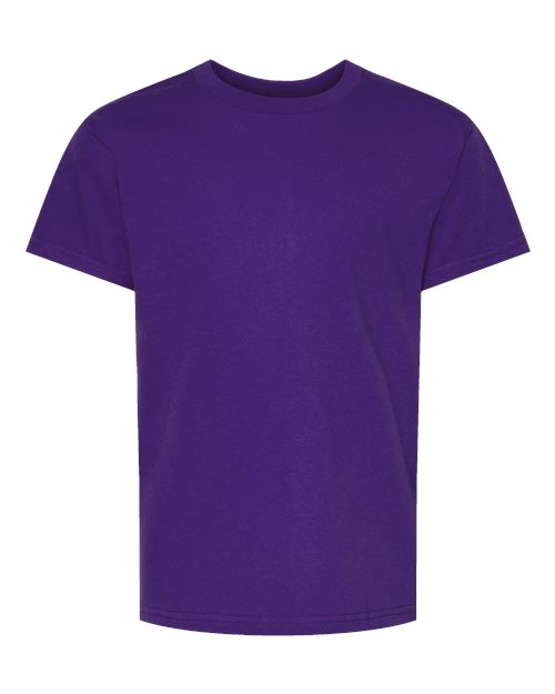 Hanes 5480 — Youth Essential-T T-Shirt — Athletic Purple