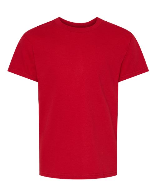 Hanes 5480 — Youth Essential-T T-Shirt — Athletic Crimson