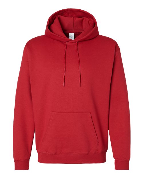 Hanes P170 — Unisex EcoSmart® Hooded Sweatshirt — Athletic Crimson