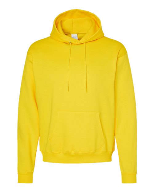 Hanes P170 — Unisex EcoSmart® Hooded Sweatshirt — Athletic Yellow
