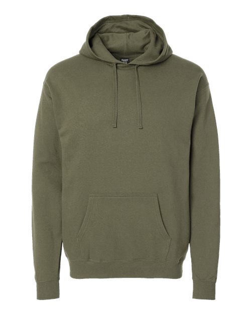 Hanes RS170 — Unisex Perfect Sweats Hooded Sweatshirt — Fatigue Green