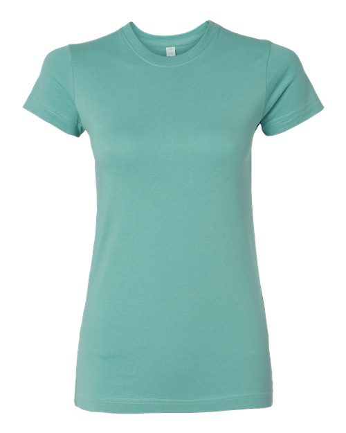 LAT 3616 — Women's Fitted Fine Jersey Tee — Saltwater