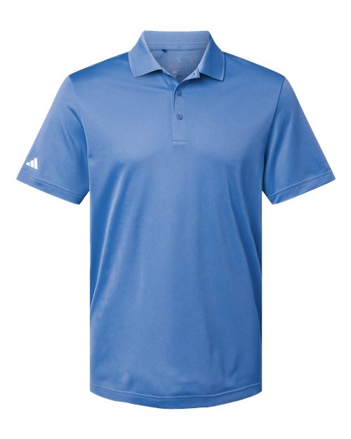 Adidas A430 — Men's Performance Piqué Polo — Blue Fusion