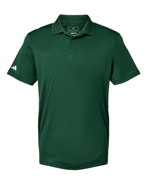 Adidas A430 — Men's Performance Piqué Polo — Collegiate Green