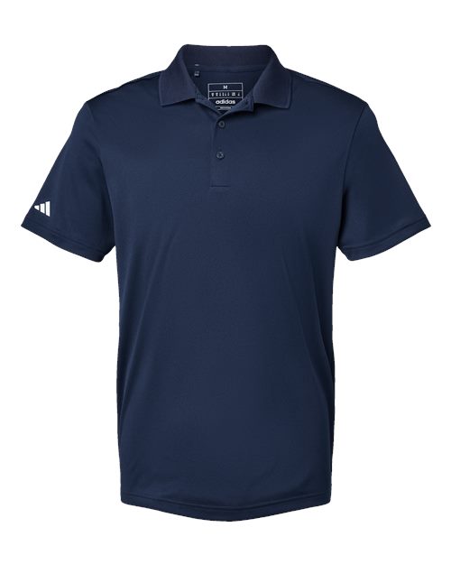 Adidas A430 — Men's Performance Piqué Polo — Collegiate Navy