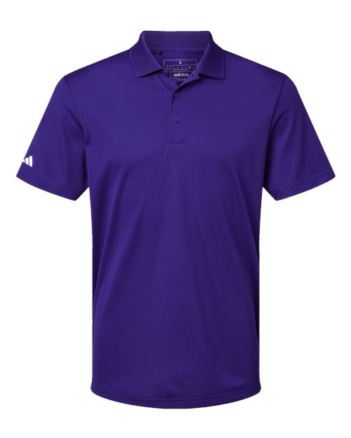 Adidas A430 — Men's Performance Piqué Polo — Collegiate Purple