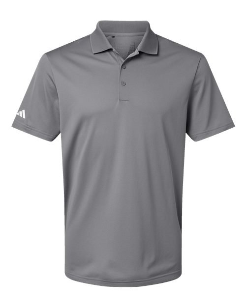 Adidas A430 — Men's Performance Piqué Polo — Grey Three