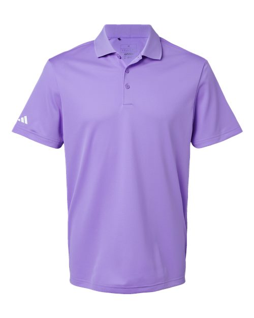 Adidas A430 — Men's Performance Piqué Polo — Light Flash Purple