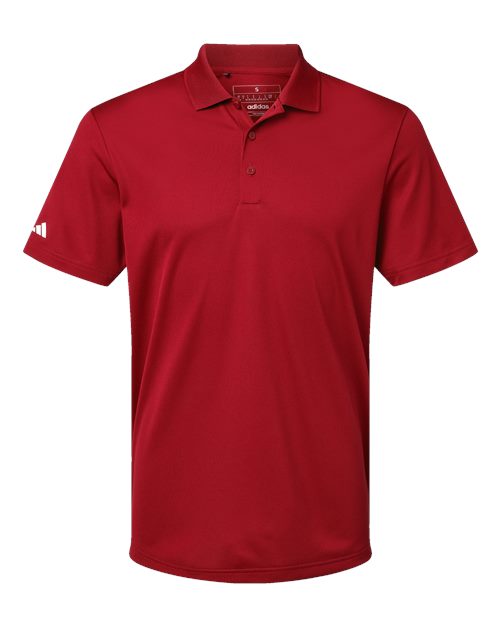 Adidas A430 — Men's Performance Piqué Polo — Power Red