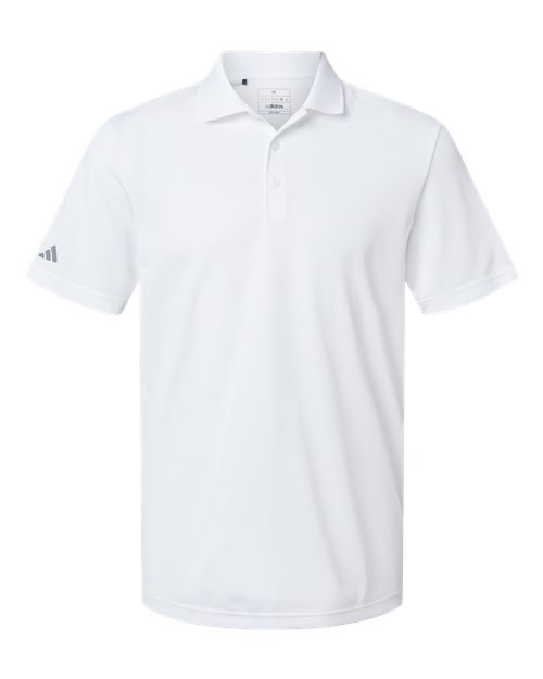 Adidas A430 — Men's Performance Piqué Polo — White