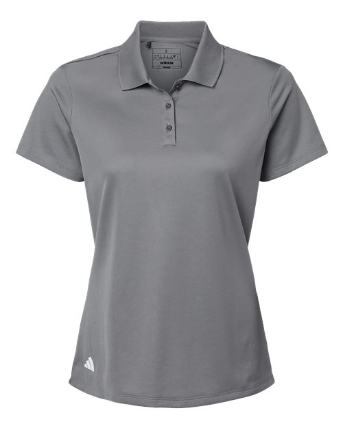 Adidas A431 — Women's Performance Piqué Polo — Grey Three