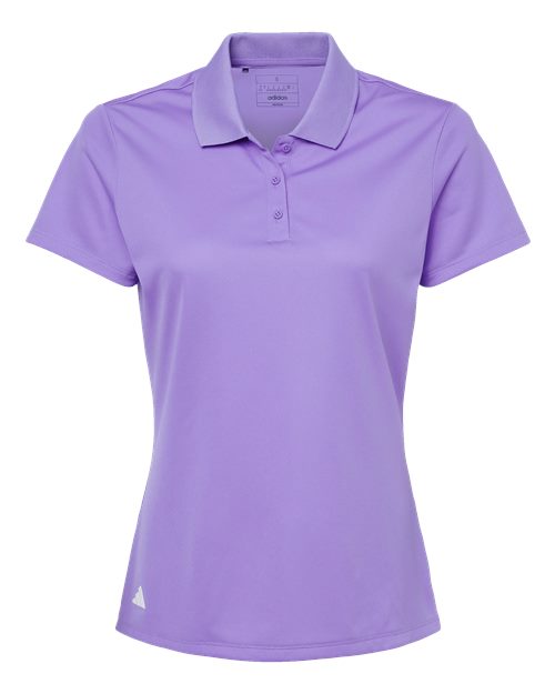 Adidas A431 — Women's Performance Piqué Polo — Light Flash Purple