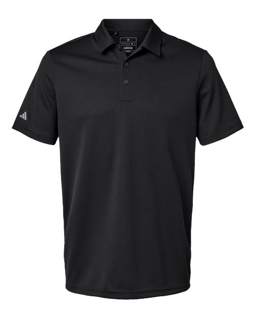 Adidas A580 — Men's Micro Piqué Polo — Black