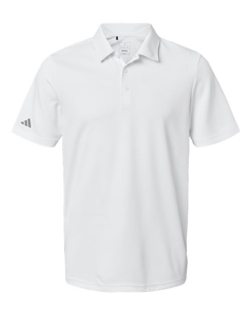 Adidas A580 — Men's Micro Piqué Polo — White